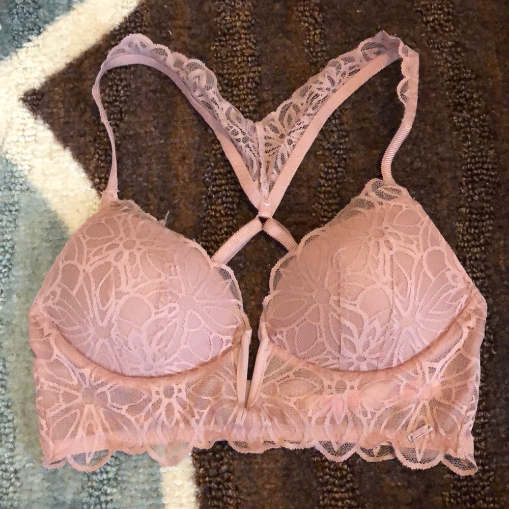 Pink Victoria’s Secret bralette